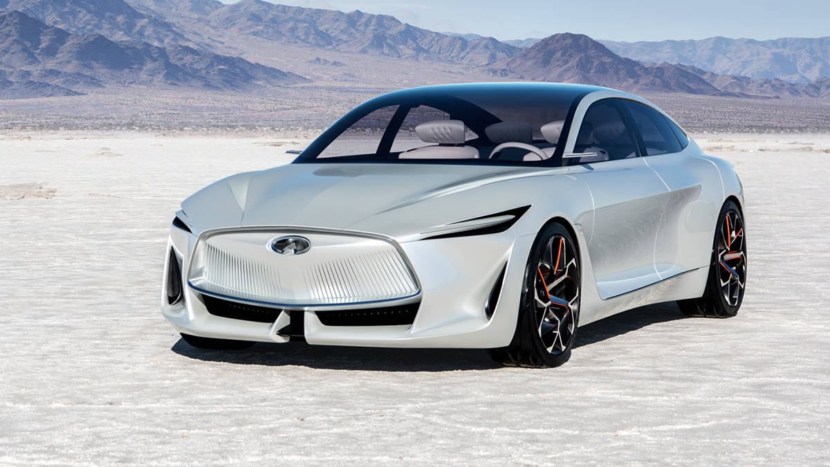 Representing the next step in INFINITI design, the Q Inspiration Concept features clear and concise lines with dynamic and confident proportions. It is the first manifestation of INFINITI’s new form language for an era of advanced powertrains.