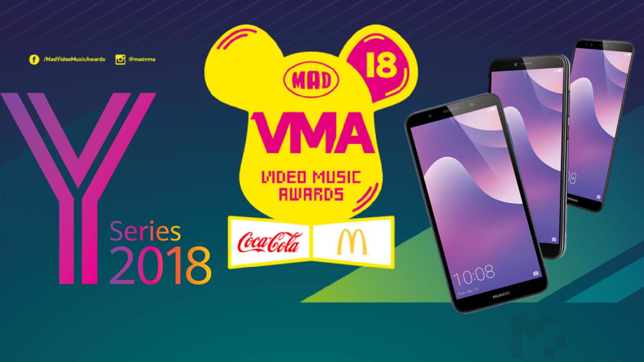 Tα Huawei Y Series 2018 στα MAD Video Music Awards 2018