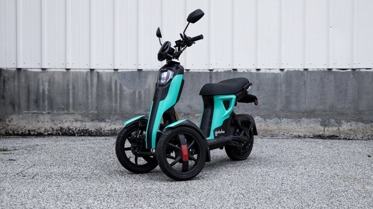 Gotcha: Το πρώτο ηλεκτρικό τρίροδο scooter προσφέρει άνεση και πολλά “πράσινα” χιλιόμετρα