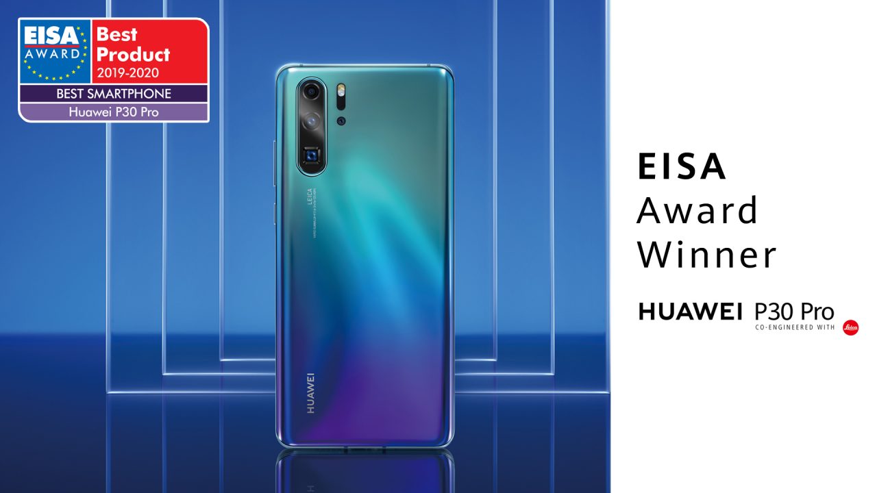Huawei P30 Pro, κορυφαίο smartphone για το 2019 σύμφωνα με την EISA!