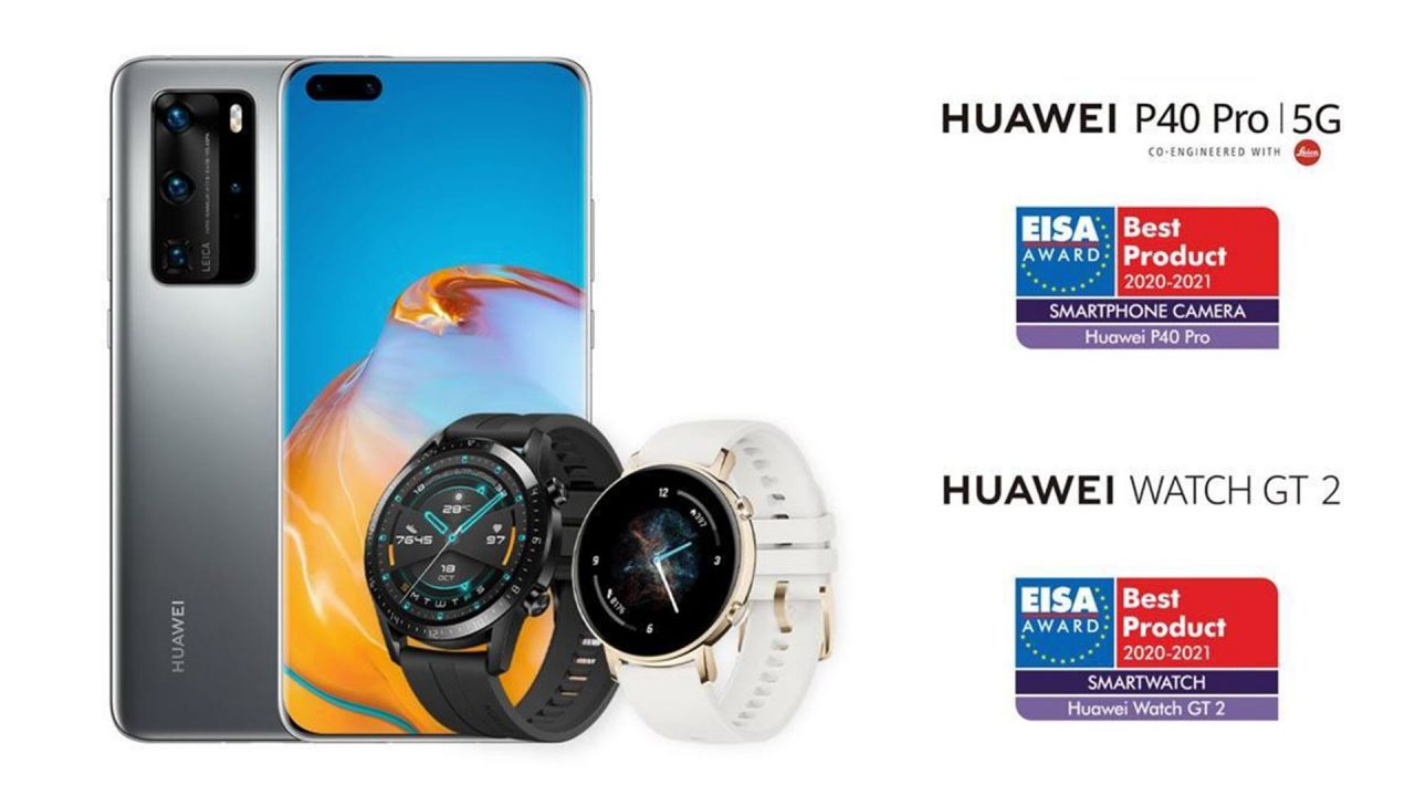 EISA Awards 2020-2021: Τα Huawei P40 Pro και Watch GT2 απέσπασαν σημαντικές διακρίσεις από την EISA!
