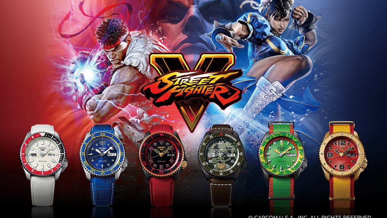 Seiko Street Fighter Edition: Επιλέγεις το ρολόι που σου ταιριάζει και απλά φωνάζεις “Fight”!