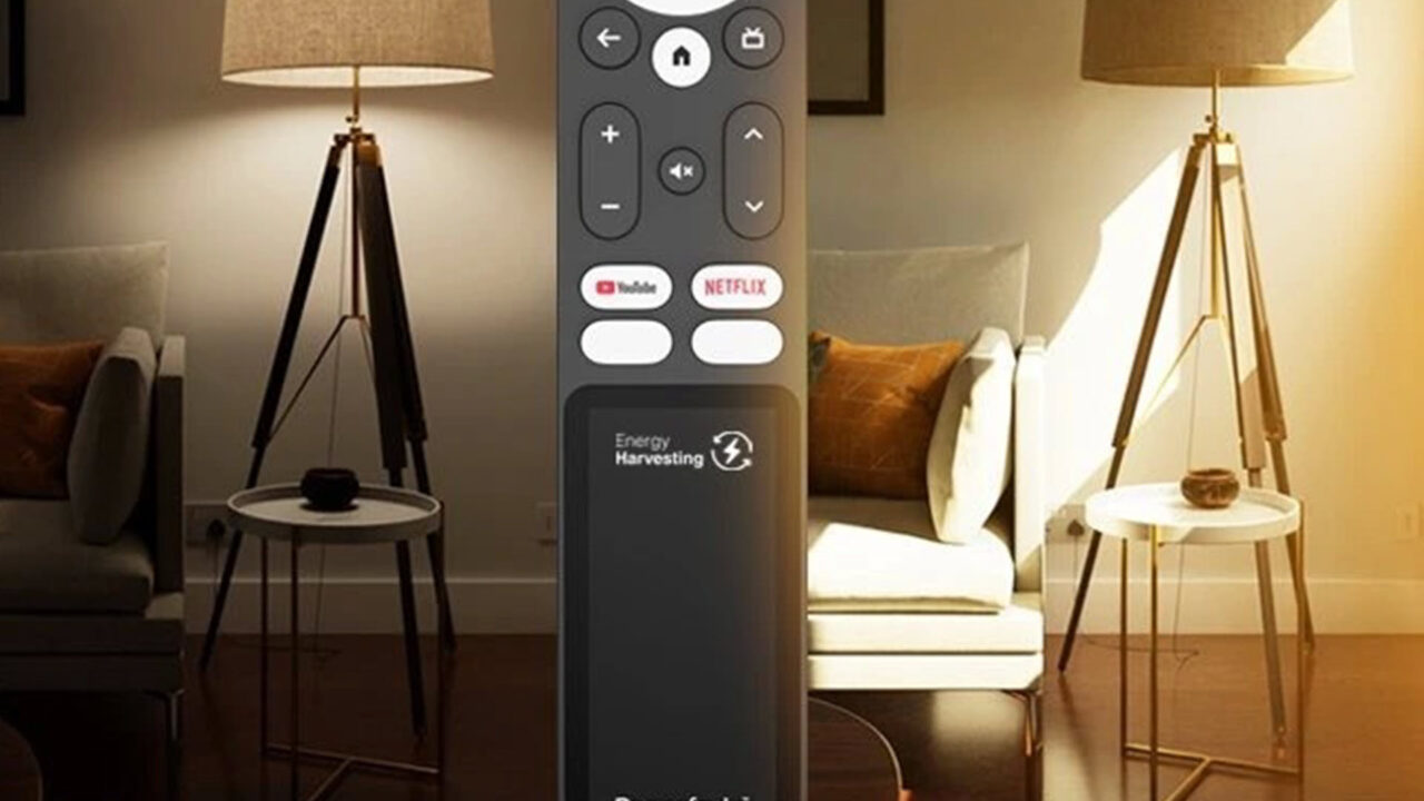 Το Google TV remote που δεν μένει ποτέ από μπαταρία