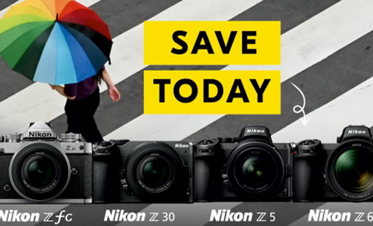 SAVE TODAY CASHBACK με άμεση επιστροφή από τη ΝΙΚΟΝ σε επιλεγμένες φωτογραφικές μηχανές και kits.
