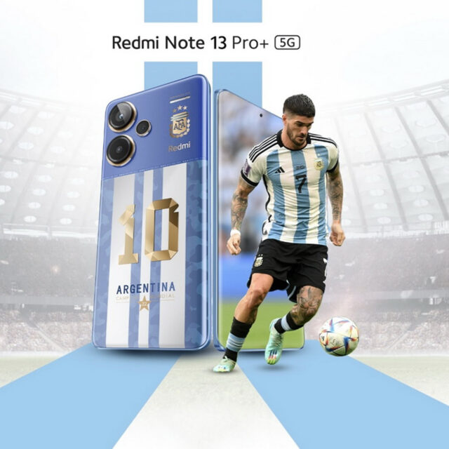 Η Xiaomi παρουσίασε το Redmi Note 13 Pro+ World Champions Edition, το πιο ποδοσφαιρικό κινητό