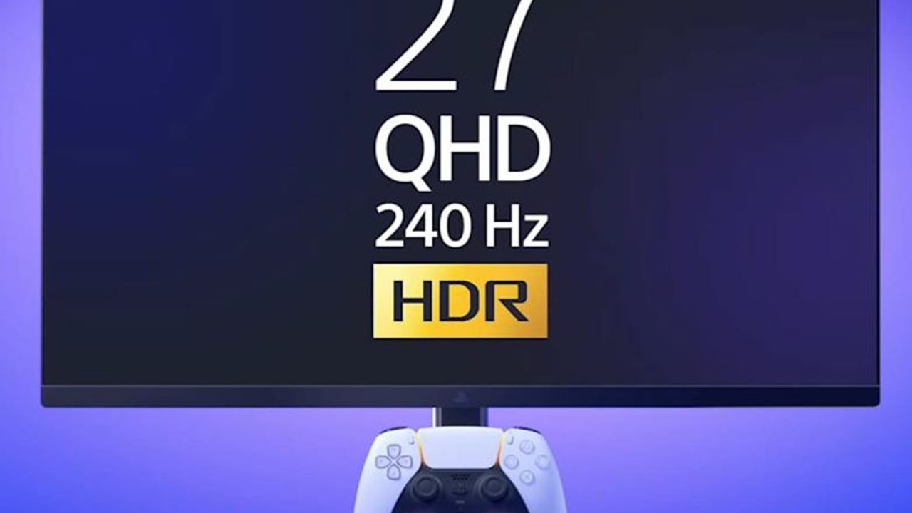 Η Sony παρουσίασε επίσημη οθόνη PlayStation στα 240Hz με ενσωματωμένο φορτιστή για DualSense