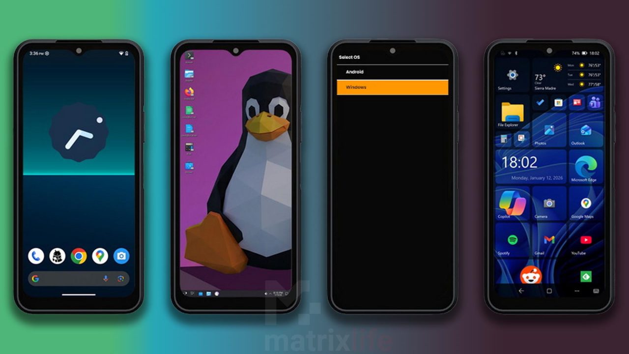 Αυτό το smartphone τρέχει Android, Linux και Windows 11 και όχι…δεν είναι αστείο!