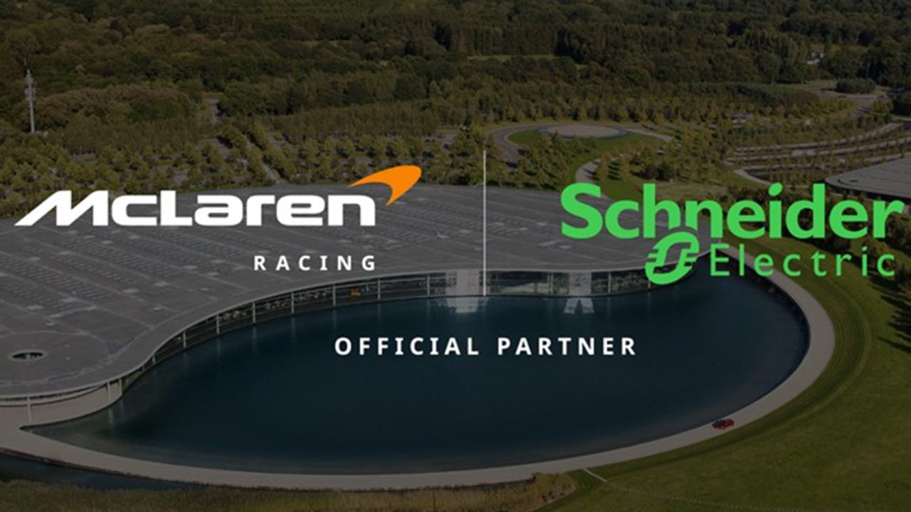 Η Schneider Electric γίνεται ο επίσημος συνεργάτης της McLaren Racing στον τομέα της ενεργειακής τεχνολογίας